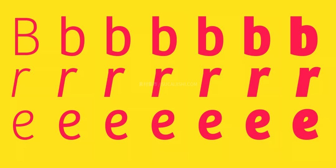 Bree多语言超级可变字体家族
